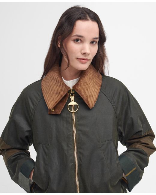 Barbour Gray Allerston Wax Jacket Colour: Archive/Beech/Ancient