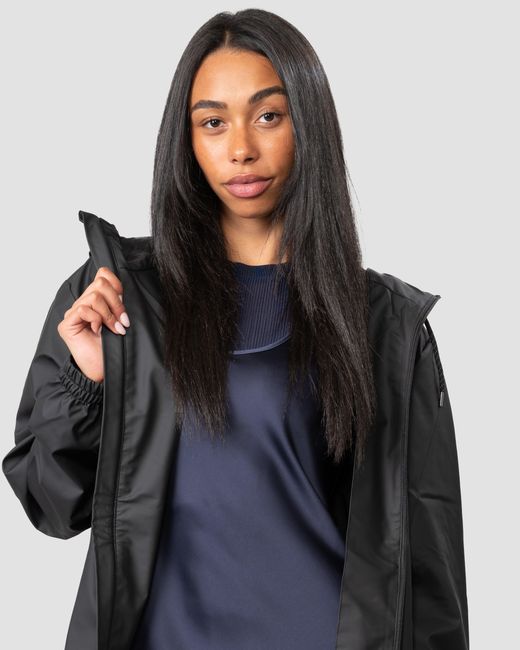 Rains Black Storm Breaker Jacket Colour: 01, Size: L