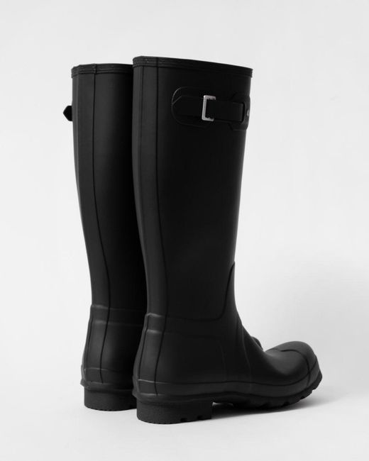 Hunter Black Original Tall Wellies for men