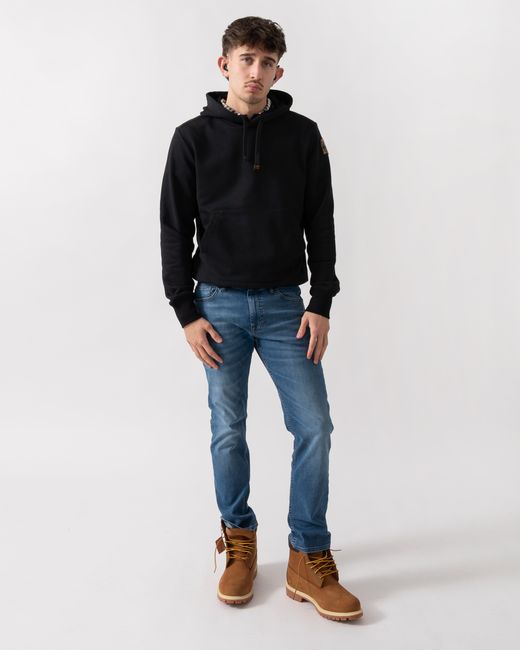 Parajumpers Black Everest Pullover Hoodie for men