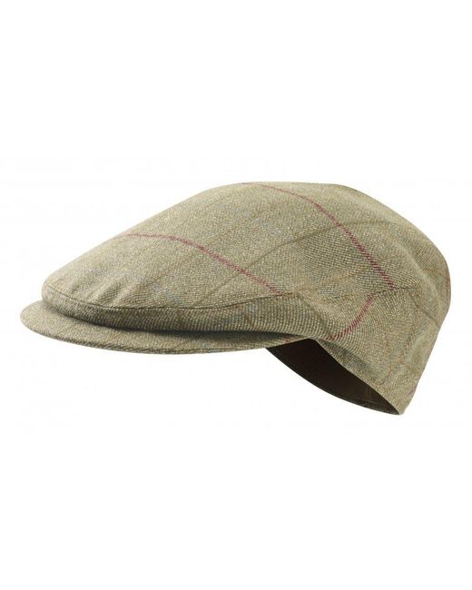 Schoffel Mens Tweed Cap in Moss (Green 