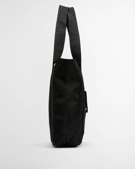Barbour Black Qualify Tote Bag
