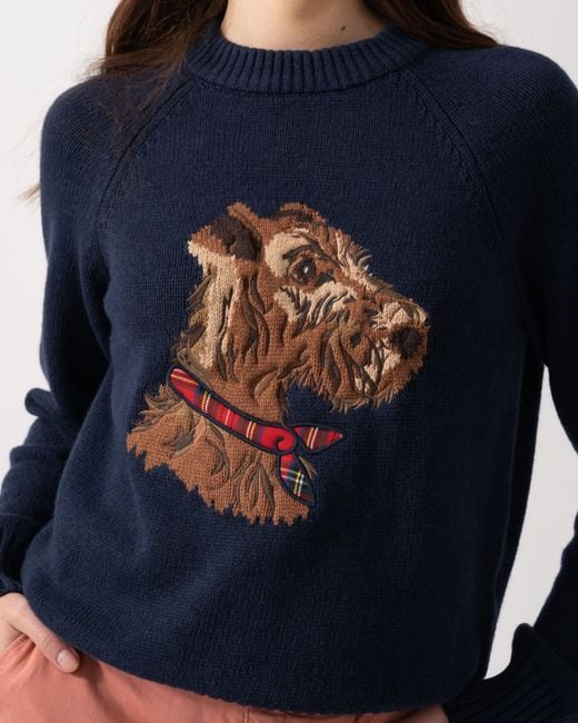 Joules Blue Monty Dog Jumper