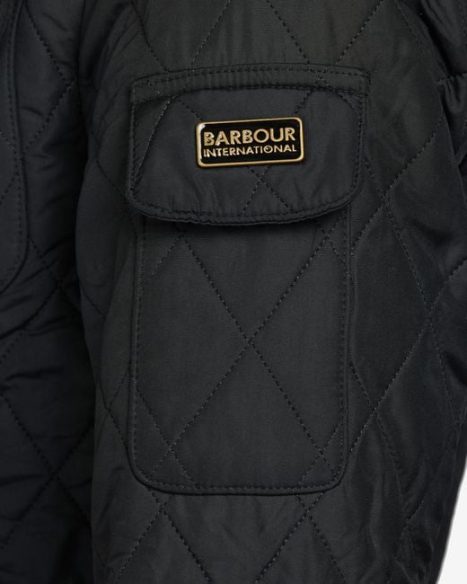 Barbour Black Tourer Polarquilt