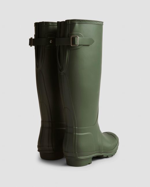 Hunter Green Original Tall Back Adjustable Wellies