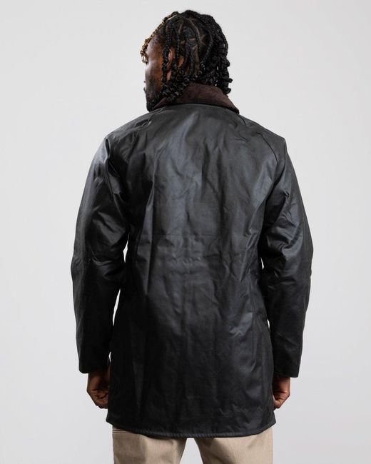 Barbour Gray Beaufort Wax Jacket for men