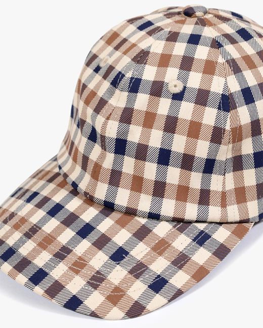 Aquascutum White Iconic Baseball Cap for men