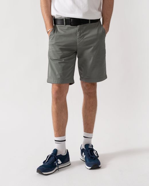 Boss Gray Slim Fit Chino Shorts for men