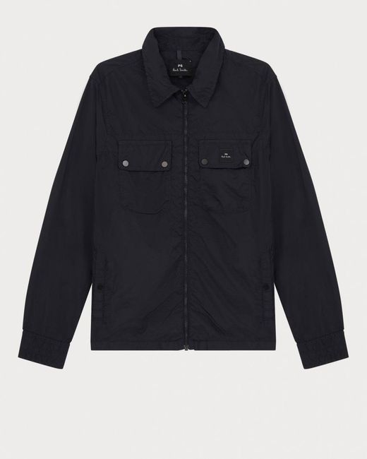 Paul Smith Blue Ps Zipped Front Jacket for men