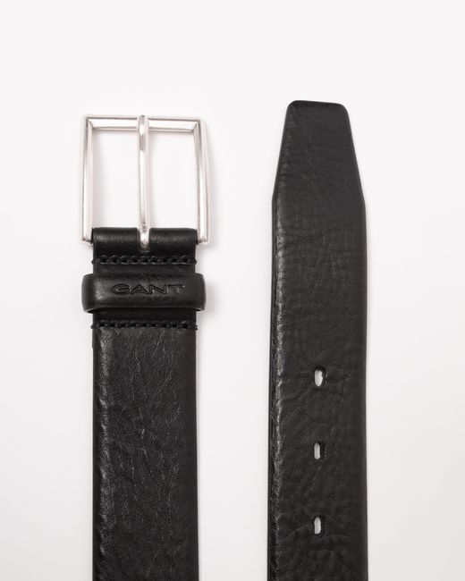 Gant Black Classic Leather Belt for men