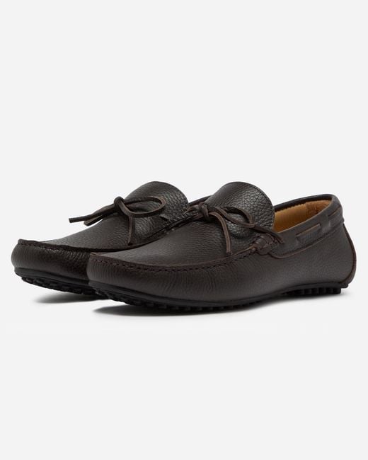 Oliver Sweeney Black Cano Driving Shoes for men