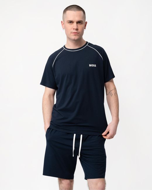 Boss Blue Balance Short Pyjama Set for men