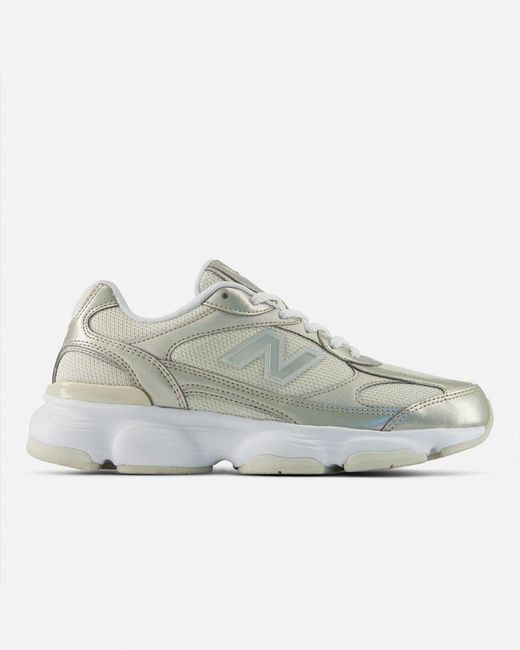 New Balance White Trainers