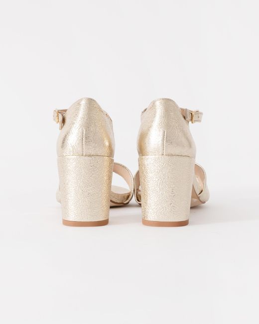 Elia B Natural Hallie Heeled Sandal