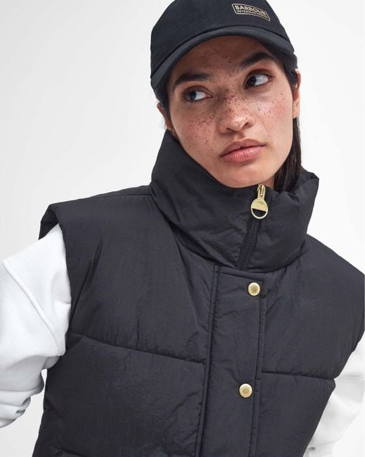 Barbour Blue Callie Puffer Gilet