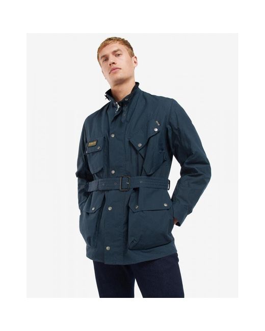 Barbour City Casual Jacket in Blue for Men | Lyst Canada