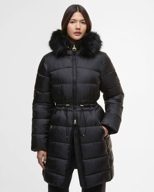 Barbour Black Anastasia Puffer Jacket