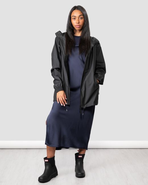 Rains Black Storm Breaker Jacket Colour: 01, Size: L