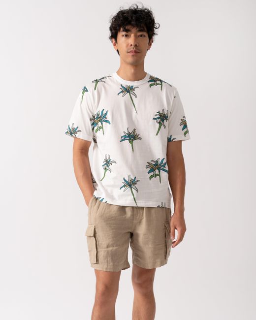 Paul Smith Multicolor Ps Casual Fit Flower T-Shirt for men