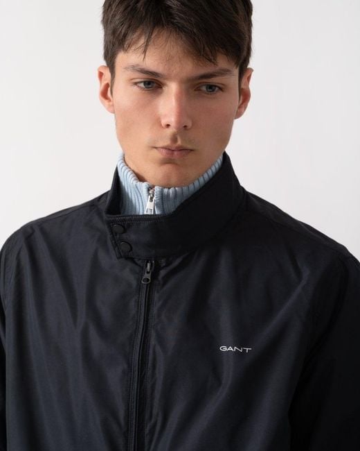 Gant Blue Lightweight Harrington Jacket for men