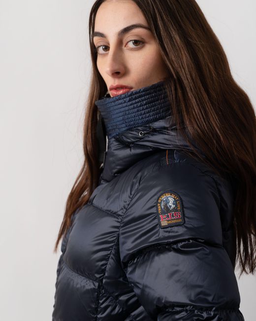 Parajumpers Blue Marion Hooded Down Jacket
