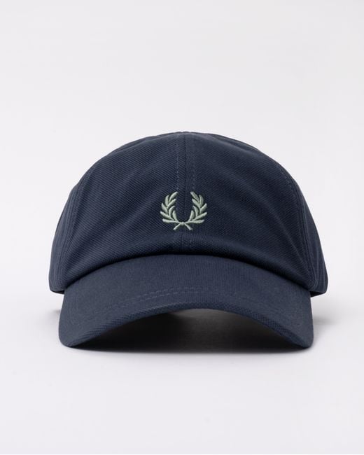 Fred Perry Blue Pique Classic Cap for men