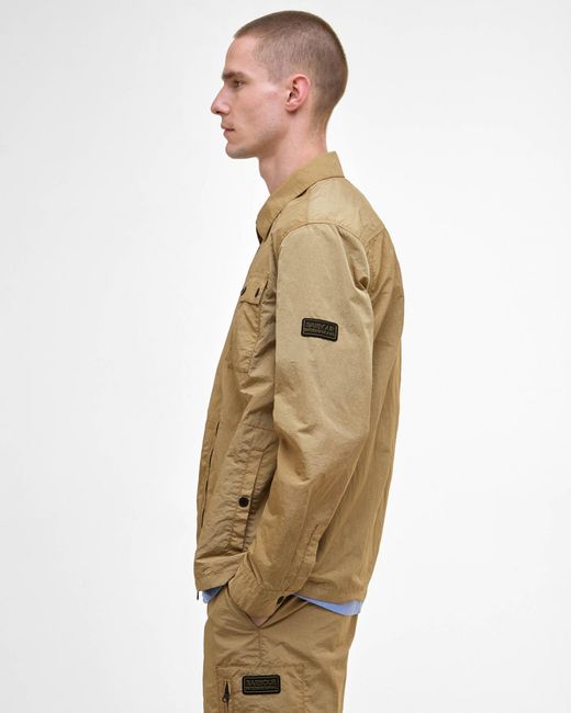 Barbour Blue Inline Overshirt for men