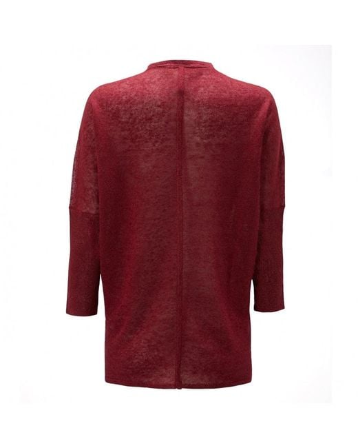 White Stuff Red Indigenous Cardi