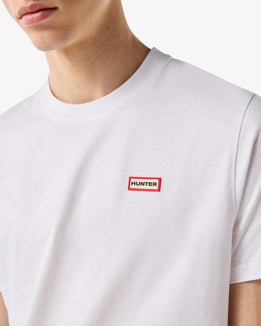 Hunter White Label Essentials Logo T-Shirt for men
