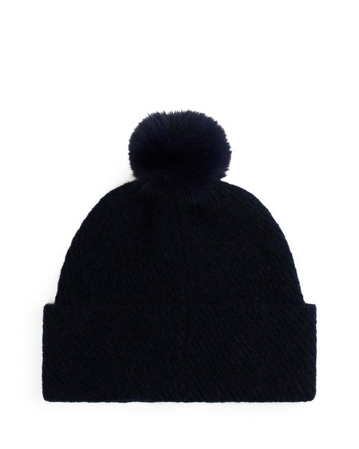 Tommy Hilfiger Blue Pom Pom Beanie Gift Set