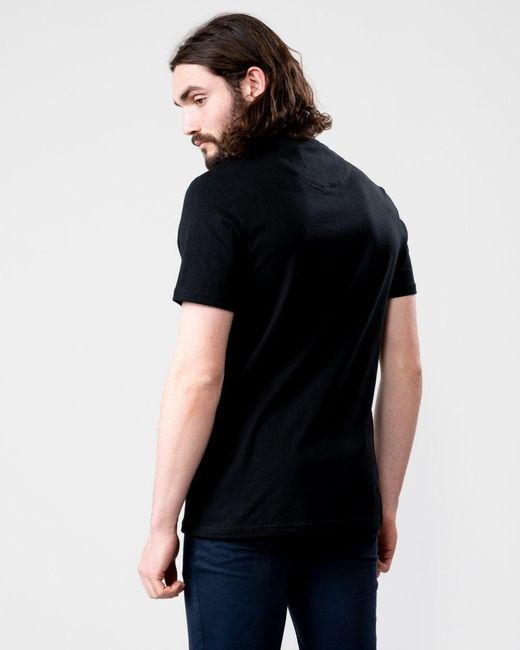 Lyle & Scott Black Lyle & Scott Plain T-Shirt for men