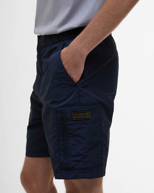 Barbour Blue Inline Shorts for men
