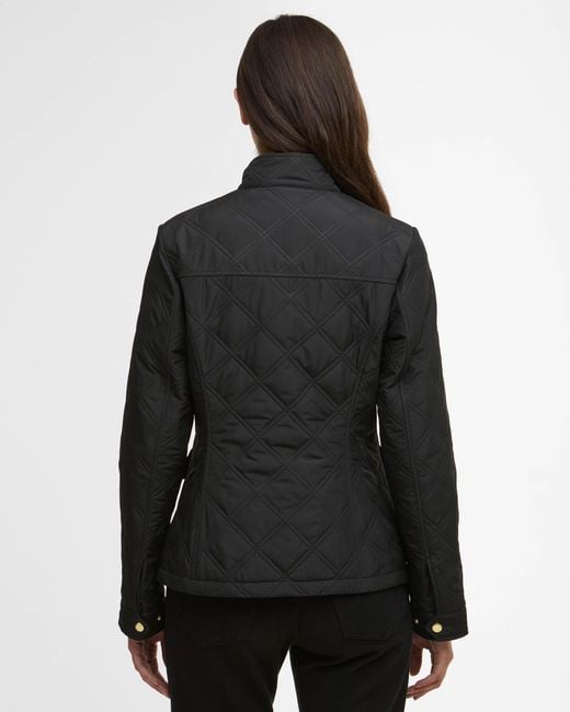 Barbour Black Halsey Quilted Jacket
