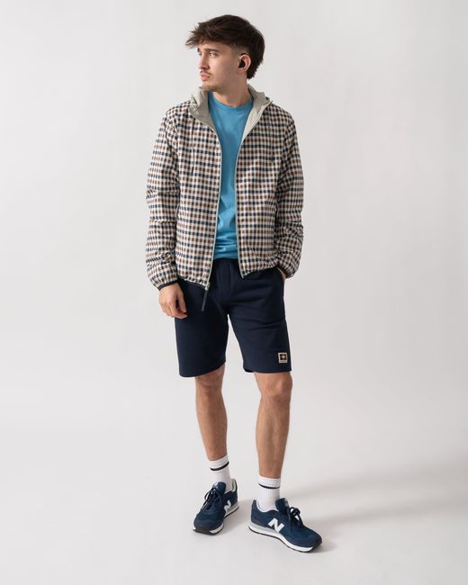 Aquascutum Gray Rlg Badge Reversible Sailor Jacket for men