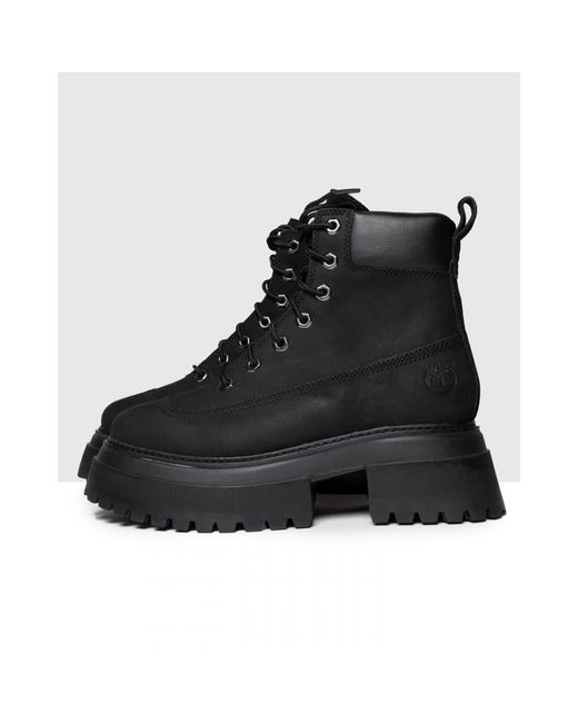 Timberland Synthetic Sky 6 Inch Lace Up Boot in Black | Lyst UK