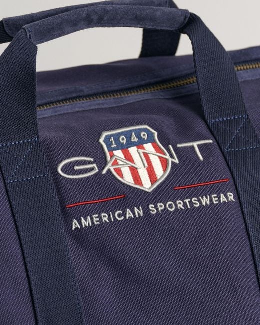 Gant Blue Archive Shield Duffle Bag for men