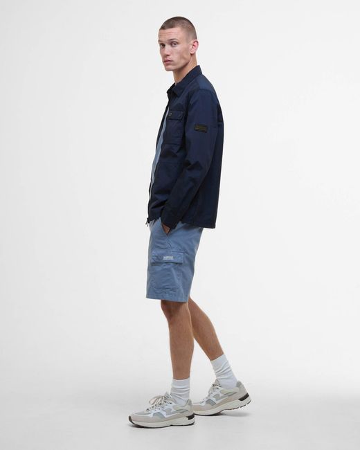 Barbour Blue Inline Overshirt for men