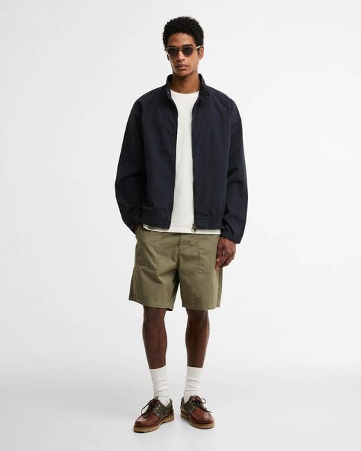 Barbour Blue Royston Cotton Casual Jacket for men