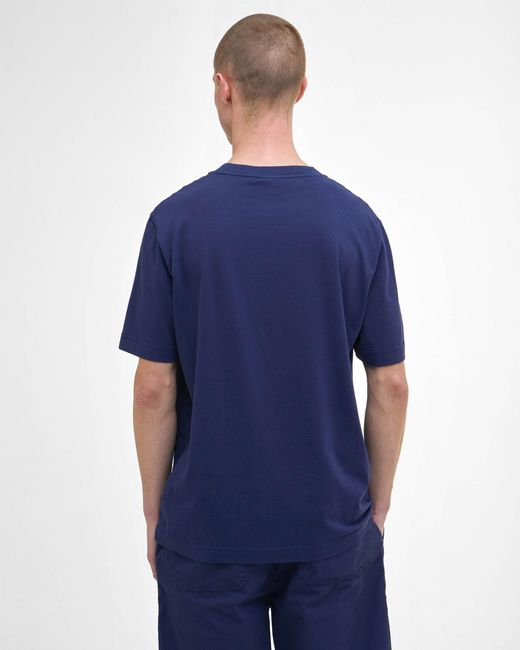 Barbour Blue Mass Graphic T-Shirt for men