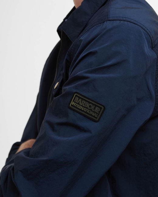 Barbour Blue Inline Overshirt for men