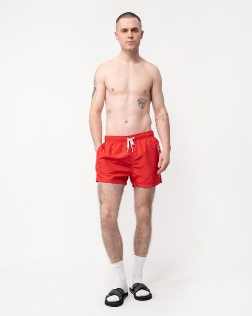 Gant Red Lightweight Swim Shorts for men
