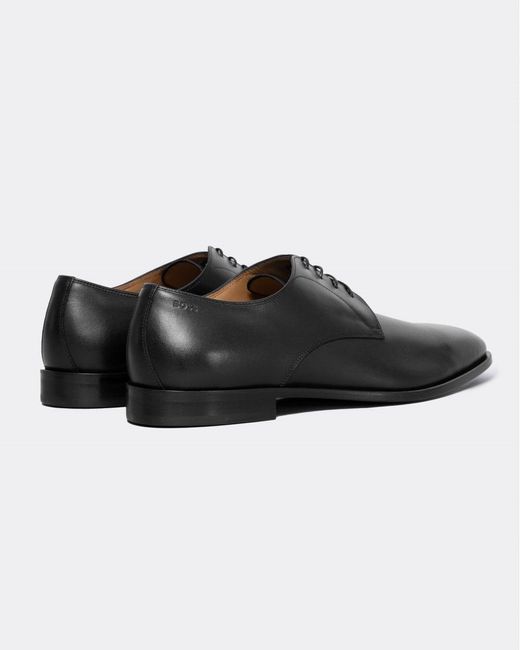 Boss Black Lisbon Leather Derby Shoes With Leather Lining Nos for men