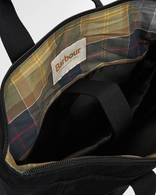 Barbour Black Olivia Backpack