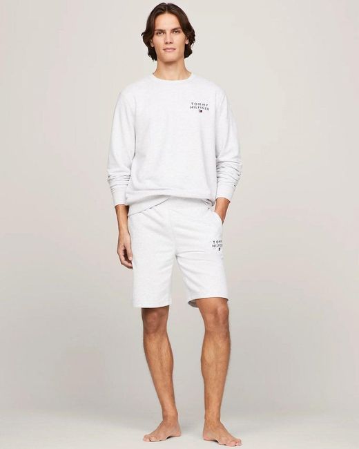 Tommy Hilfiger White Lounge Shorts for men