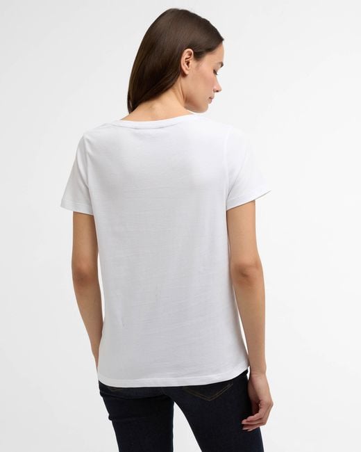 Barbour White Brambles T-Shirt