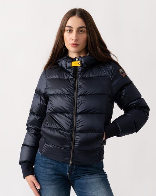 Parajumpers Blue Mariah Hooded Down Bomber