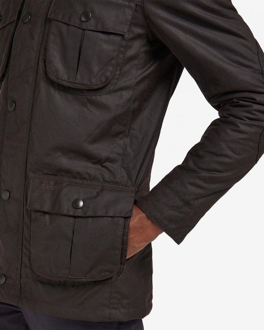 Barbour Black Corbridge Wax Jacket for men