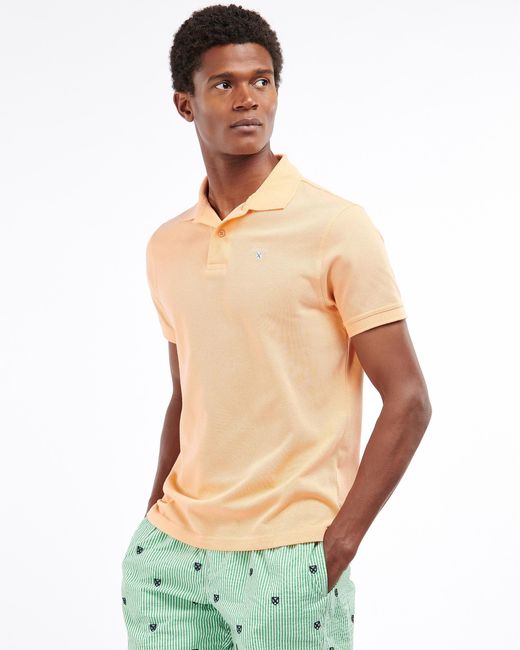 Barbour Blue Sports Polo Shirt for men