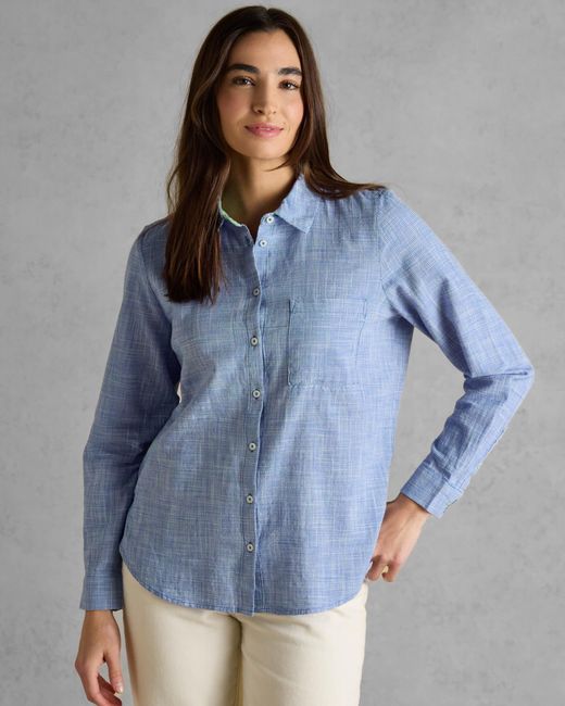 Joules Blue Ida Long Sleeve Shirt