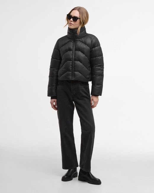 Barbour Black Cali Puffer Jacket